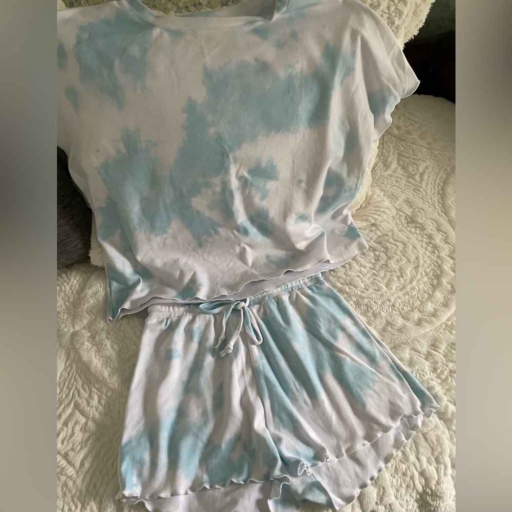 Tie dyed pajamas size medium